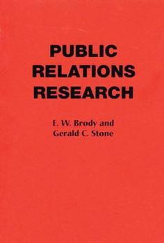Hardcover Public Relations Research Book