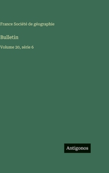 Hardcover Bulletin: Volume 20, série 6 [French] Book