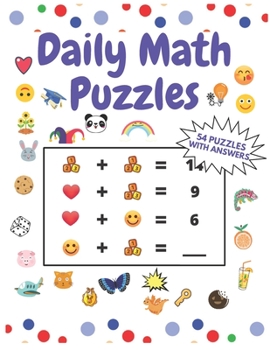 Paperback Daily Math Puzzles: Math Emoji Quiz to Challenge Your Mind Book