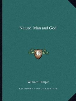 Paperback Nature, Man and God Book