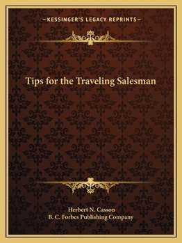 Paperback Tips for the Traveling Salesman Book