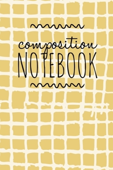 Paperback Composition Notebook: College Ruled 6" x 9" Lovely Writing Notes Journal, Office, Kids, School and college student. Book