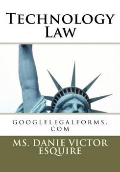 Paperback Technology Law: Technology Law Book