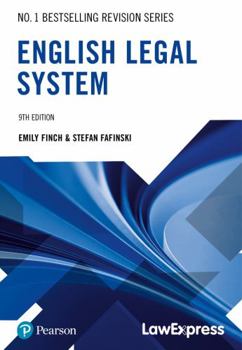 Paperback Law Express Revision Guide: English Legal System Book