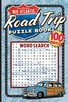 Paperback Great American Mid-Atlantic Road Trip Puzzle Book