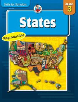 Paperback Skills for Scholars States, Grade 3 Book