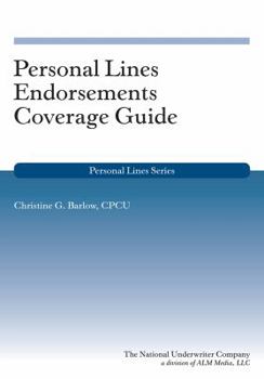 Paperback Personal Lines Endorsements Coverage Guide Book