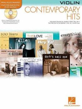 Paperback Contemporary Hits: for Violin Instrumental Play-Along Pack Book