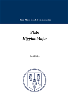 Paperback Plato Hippias Major Book