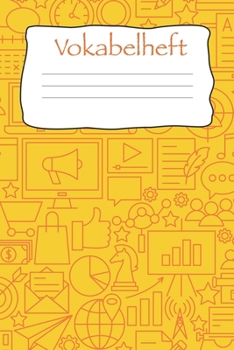 Vokabelheft: Softcover I dickes Vokabelheft I A5 I 100 Seiten I zweispaltig I Sprachen lernen und üben I Fremdsprachen wie englisch, spanisch, ... I  Motiv: Freizeit (German Edition)
