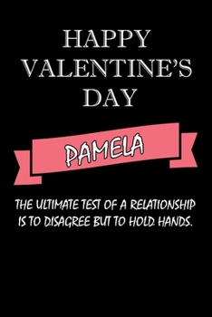 Paperback happy valentine's day Pamela Quote: composition notebook: valentine's day gift for an happy valentine day gratitude your lover Book