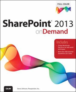 Paperback Sharepoint 2013 on Demand Book
