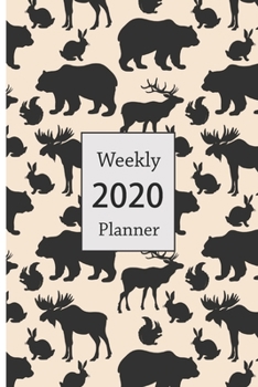 2020 Weekly Planner: Woodland 6 x 9 inch 150 Pages Year Months Weeks Calendar, Schedule, and Organizer plus Dot Grid Pages (January 2020 - December 2020) (Woodland Planners)