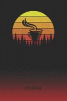 Journal: Blank Long Black Personal Writing Diary | Old School Retro Vintage Sunset 80s Cover | Daily Journalism Diaries for Journalists & Writers | ... Set Goals & Write about your Life & Interests