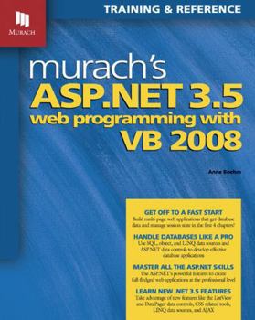 Paperback Murach's ASP.NET 3.5 Web Programming with VB 2008 Book