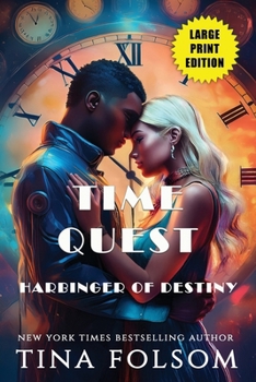 Paperback Harbinger of Destiny (Time Quest #2) (Large Print Edition) [Large Print] Book