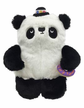 MerryMakers Please, Mr. Panda Soft Panda Bear Stuffed Animal Plush Toy, 10-Inch, from Steve Antony's Panda Book Series, Black and White