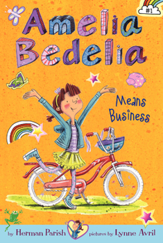 Paperback Amelia Bedelia Means Business Book