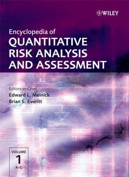 Hardcover Encyclopedia of Quantitative Risk Analysis and Assessment Book