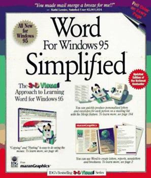 Paperback Word for Windows 95 Simplified (Idg's 3-D Visual Series) Book