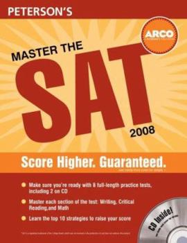 Paperback Peterson's Master the SAT [With CDROM] Book