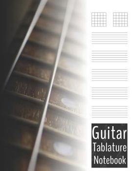Guitar Tablature Notebook: Guitar Chord Tabs Music Manuscript Paper 100 pages, 8.5 x 11