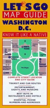 Paperback Let's Go Washington, D.C.: Map Guide (1996) Book