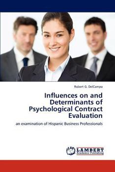 Paperback Influences on and Determinants of Psychological Contract Evaluation Book