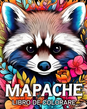 Paperback Mapache Libro de Colorear: 50 Ilustraciones Únicas para Aliviar el Estrés y Relajarse [Spanish] Book