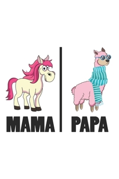 Mama Papa: Dina5 Kariert Notizbuch Tagebuch Planer Notizblock Kladde F�r Mamas & Papas