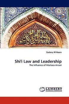 Paperback Shi'i Law and Leadership Book