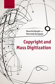 Hardcover Copyright and Mass Digitization Book