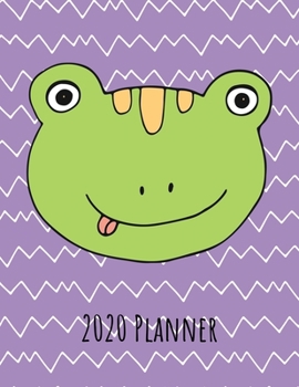 2020 Planner: Weekly Dated With Inspirational Quotes Purple - Frog (Cute & Adorable Calendar Planners for All)