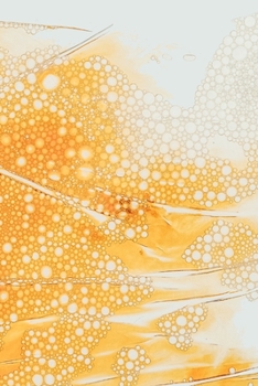 Paperback Notebook: 150 Thin-Lined Pages, Great for Students, Teachers, Professors, Dreamers, and Anyone Who Writes, Bubbly Orange Paint o Book