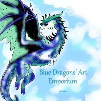 Paperback Blue Dragons Art Emporium Book Vol. 1 Book