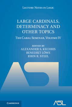 Hardcover Large Cardinals, Determinacy and Other Topics Book