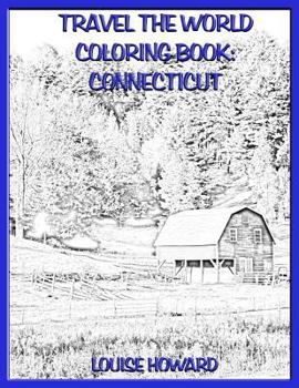 Paperback Travel the World coloring book: Connecticut Book