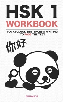 Paperback HSK 1 Workbook: Vocabulary, Sentences & Writing to pass the test Book
