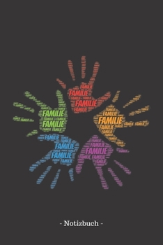 Familie: Notizbuch, Notizblock Kariert, Karierte, Kariertes, Karo-Raster DIN A5, 120 Seiten Notizen, Ideen, Gedanken, Erinnerungen, Termine, Planer, Tagebuch, Organisation