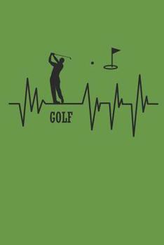 GOLF: Notizbuch Golfing Notebook Punkteraster 6x9