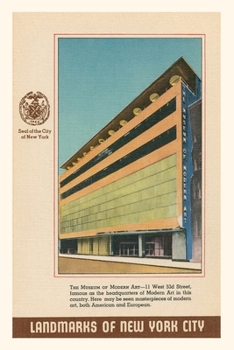 Paperback Vintage Journal Old MoMA Building, New York City Book