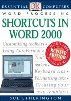 Paperback Shortcuts in Word 2000: Word Processing Book