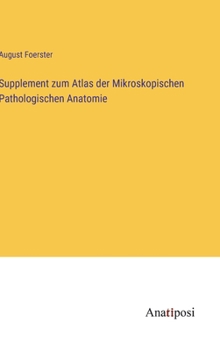 Hardcover Supplement zum Atlas der Mikroskopischen Pathologischen Anatomie [German] Book