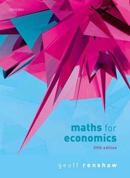 Paperback Maths for Economics Book