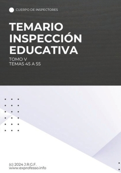 Paperback Tomo V. Temario del Cuerpo de Inspectores [Spanish] Book
