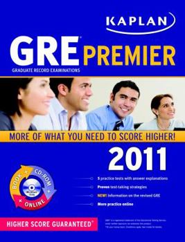 Paperback Kaplan GRE Premier: Graduate Record Examinations [With CDROM] Book