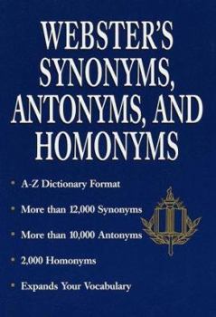 Hardcover Synonyms, Antonyms,& Homonyms Book