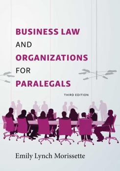 Paperback Business Law and Organizations for Paralegals Book