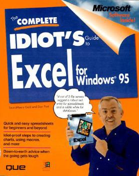 Paperback The Complete Idiot's Guide to Excel for Windows 95 Book