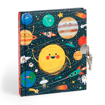 Misc. Solar System Locked Diary Book
